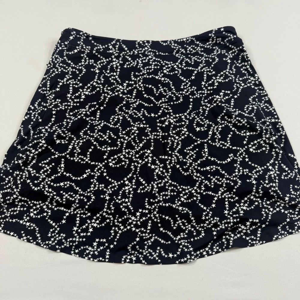 G/FORE Golf‎ Skort Womens Small Navy White Star Print Performance Skirt Active